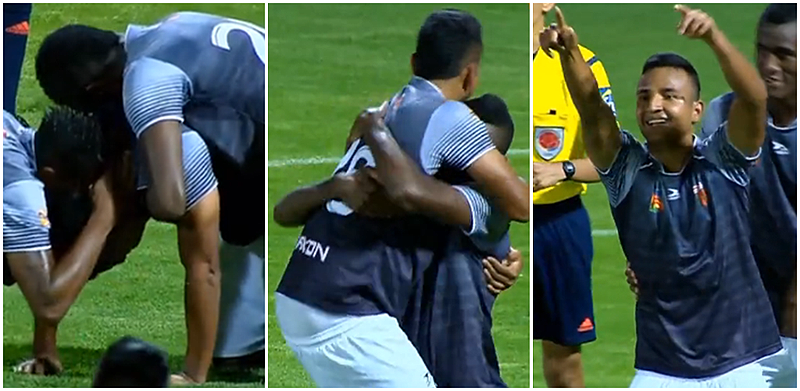 Iván Rojas y su 'primera vez' en las redes: Anotó el tanto del empate de Envigado F.C. ante Equidad