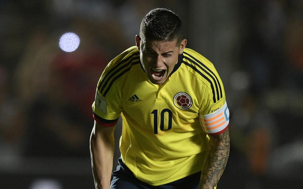 James, desencajado: El 10 no apareció en la derrota 3-0 de Colombia ante Argentina
