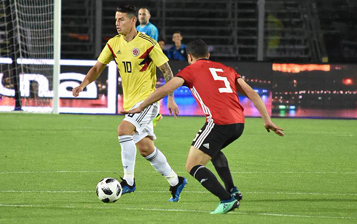 Preocupante 0-0 de Colombia ante Egipto en Italia, a 18 días de su debut en el Mundial