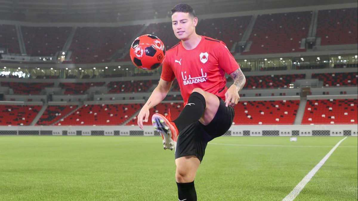 ¿Qué pasa con James Rodríguez? En veremos su debut con el Al-Rayyan de Catar: Se volvió a lesionar