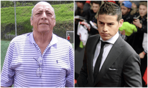 Murió el abuelo de James Rodríguez: El '10' estará este jueves en Ibagué