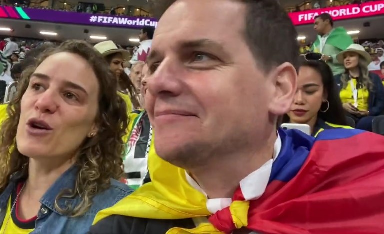 A ritmo de 'Waka Waka', famosa pareja argentina en redes disfrutó de la inauguración del Mundial