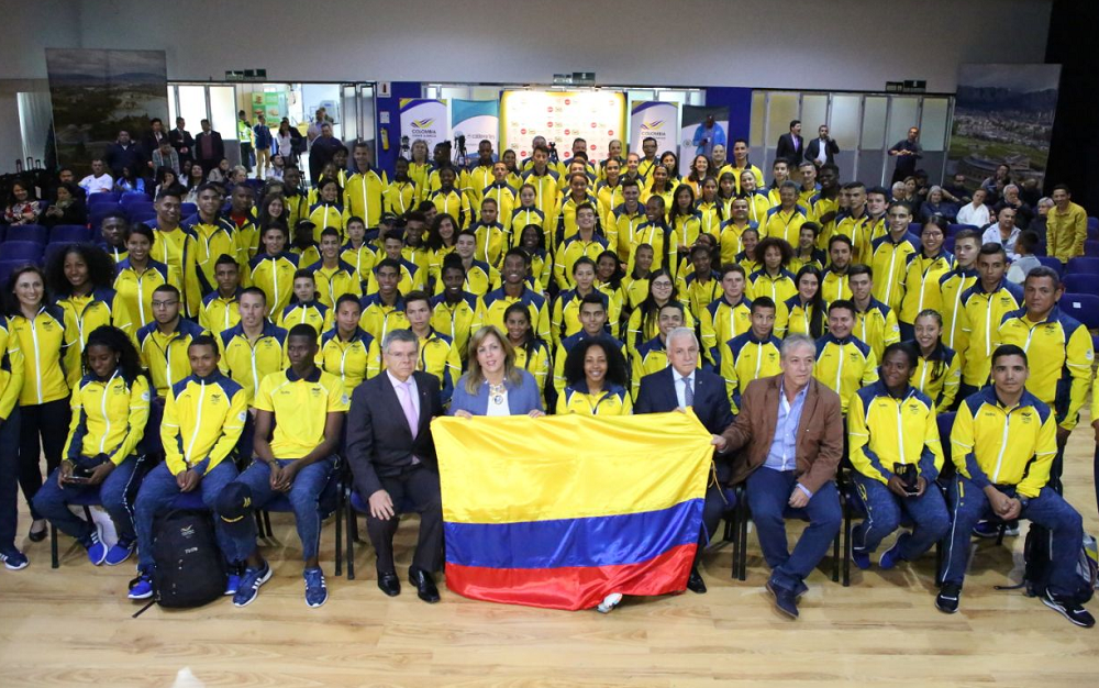 Entregaron pabellón patrio a delegación que competirá en los Juegos Sudamericanos de la Juventud