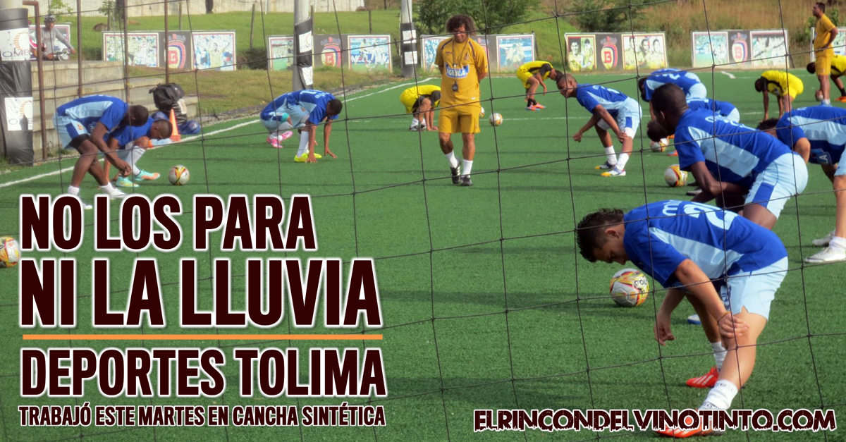 DEPORTES TOLIMA ultima detalles para enfrentar al Huila en amistoso: Entrenó en el Club Berlín