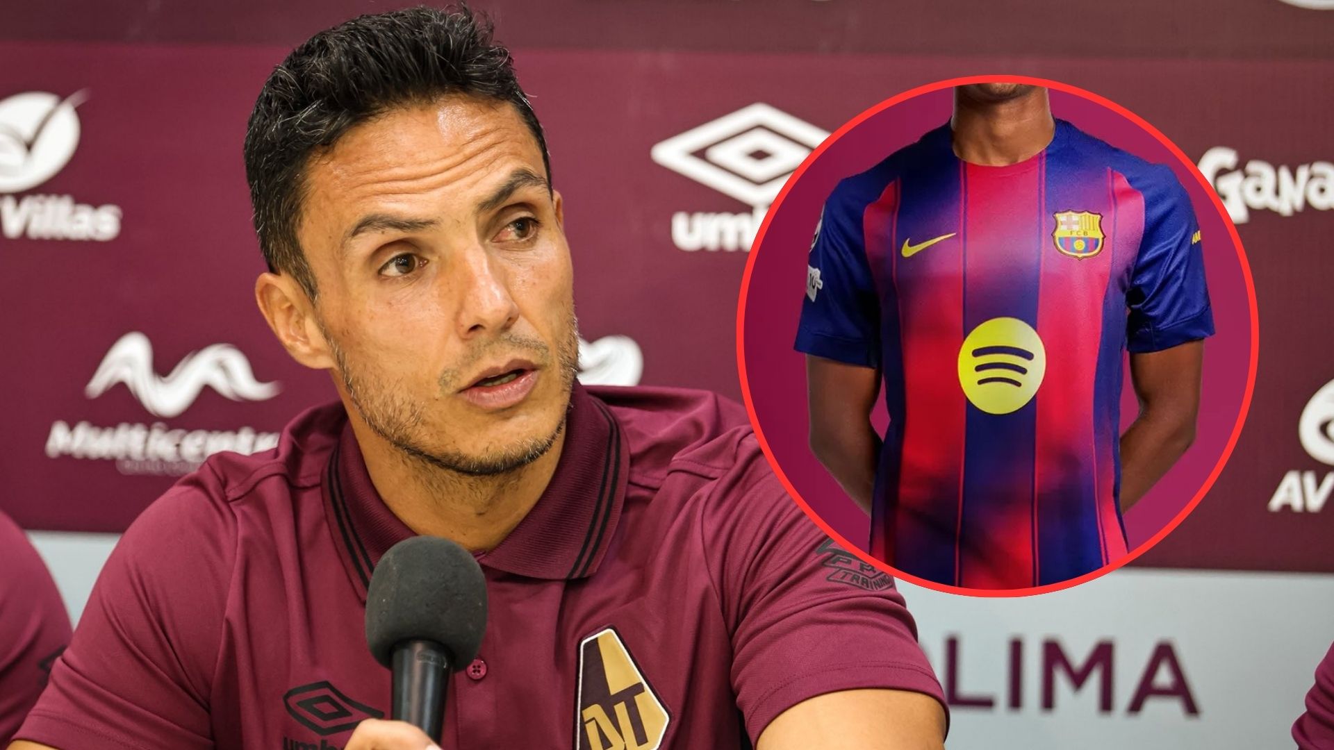 Lucas González, DT del DEPORTES TOLIMA, comparó a dos de sus jugadores con mega estrella del Barcelona de España: “Características similares”
