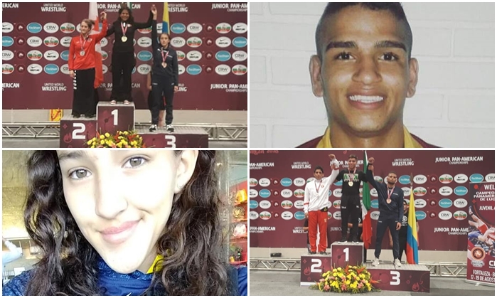 Doble bronce 'Pijao' en Panamericano de Lucha en Brasil