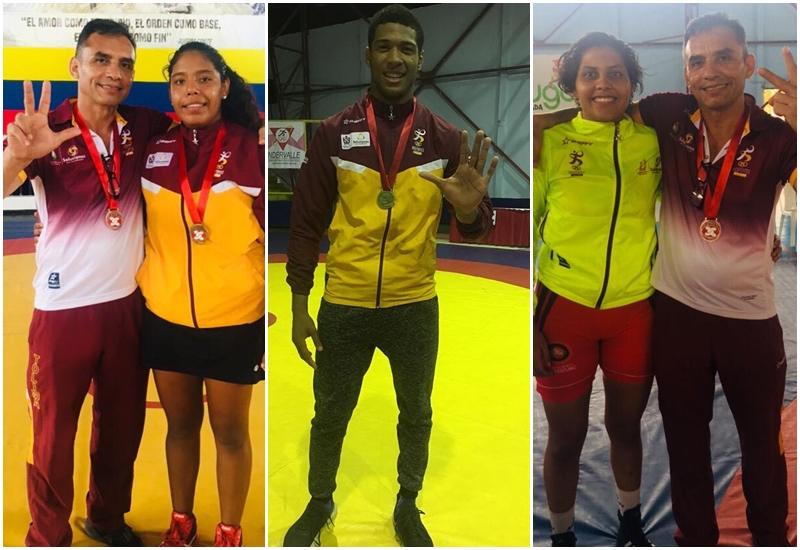 Lucha Olímpica del Tolima cosechó cinco medallas en Copa Colombia de Buga
