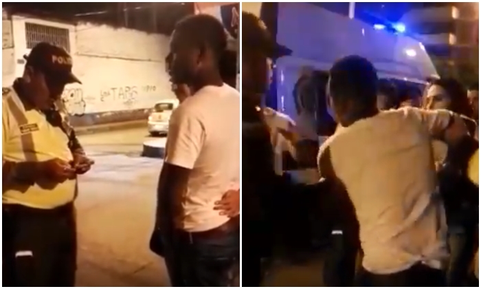 ¡De mal en peor! Se filtró video en el que la Policía detuvo ebrio a Andrés 'Manga' Escobar