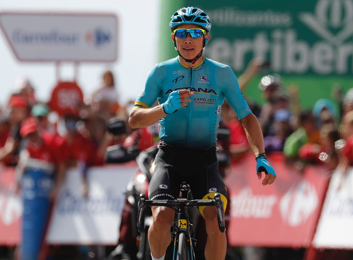 ¡Voló 'Superman'! Miguel Ángel López ganó su segunda etapa en la Vuelta a España 2017