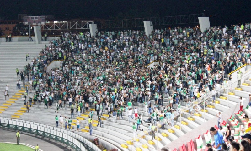 Hinchas de Atlético Nacional