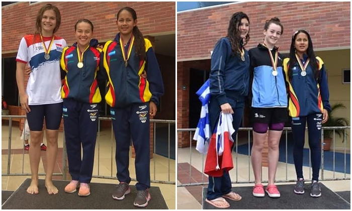 Medallas tolimenses en la Copa Pacífico y Julio Maglione de Natación, en Ecuador