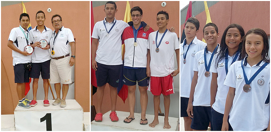 Nadadores del Tolima fueron protagonistas en Interligas Juvenil 1 celebrado en Cúcuta