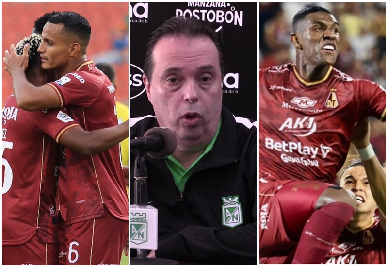 ¿Qué dicen en Atlético Nacional del 'trueque' con DEPORTES TOLIMA por Sergio Mosquera y Bryan Rovira? Habló su presidente