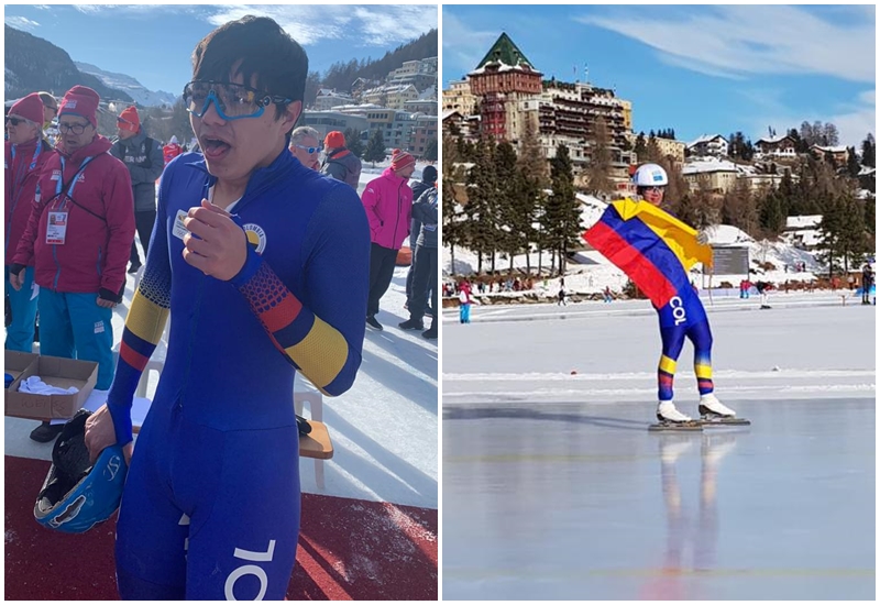 ¡Histórico! Diego Amaya ganó la primera medalla olímpica de invierno de Colombia