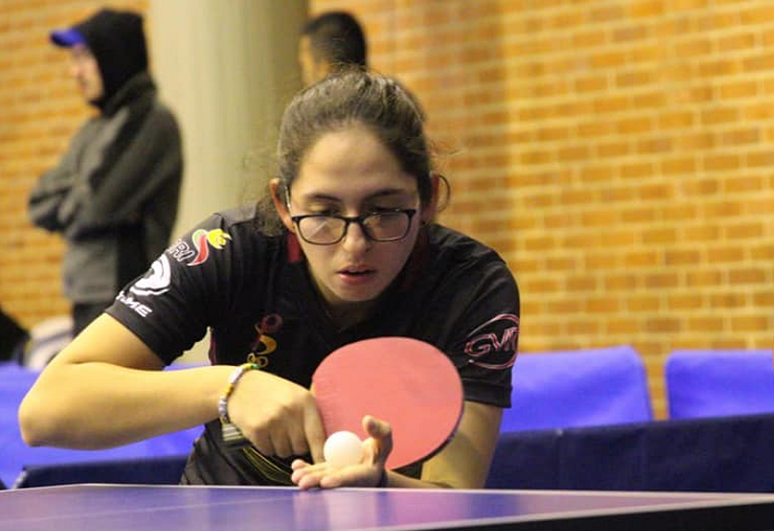 La tolimense 'Mafe' Perdomo, campeona nacional de Tenis de Mesa en Bogotá