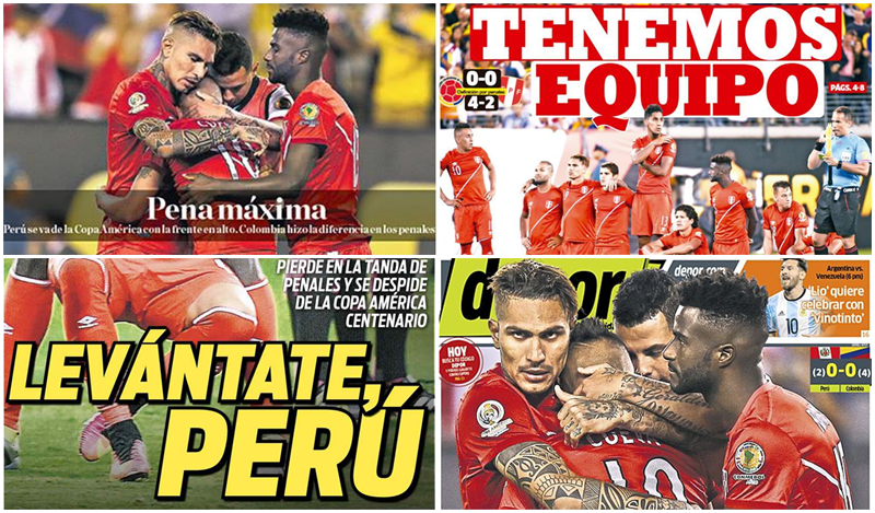 La otra cara de la moneda: La desazón de la prensa peruana luego de la eliminación ante Colombia