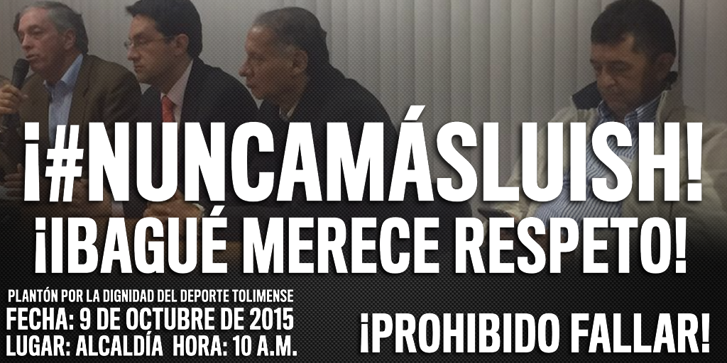 Este viernes, gran plantón en defensa del deporte tolimense