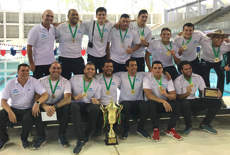 Bejarano, Guarnizo y Andrade: Pijaos campeones con Colombia de la Copa UANA de Polo Acuático