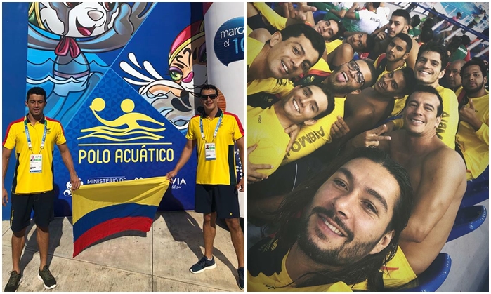 Con dos tolimenses, Colombia sumó medalla de plata en el Polo Acuático de los Juegos Odesur 2018