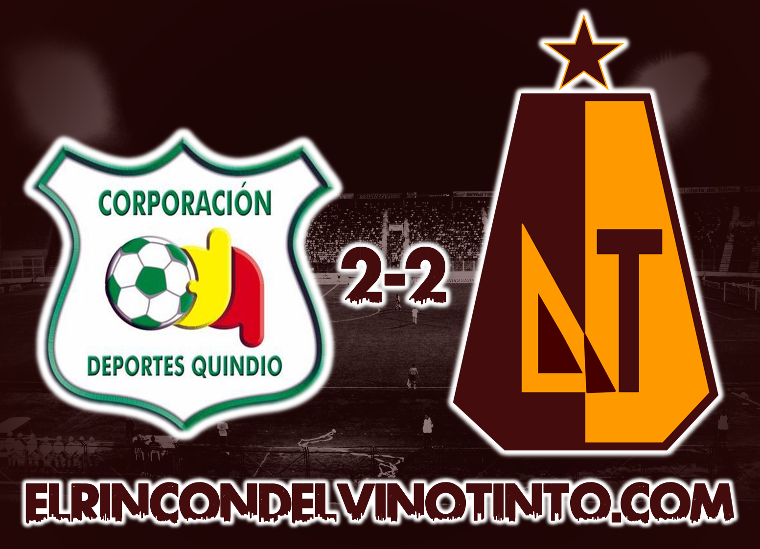Angustiosa clasificación: Deportes Quindío 2-2 DEPORTES TOLIMA