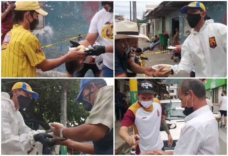 'Aquí comemos todos': La campaña de la Revolución Vinotinto Sur que lleva alimento a los más necesitados
