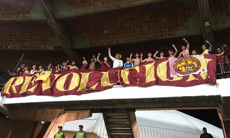 Revolución Vinotinto Sur prepara viaje masivo a Medellín, para la 'vuelta' ante Atlético Nacional
