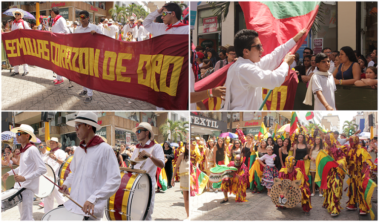 La Revolución Vinotinto Sur presente en el Desfile Departamental del Folclor