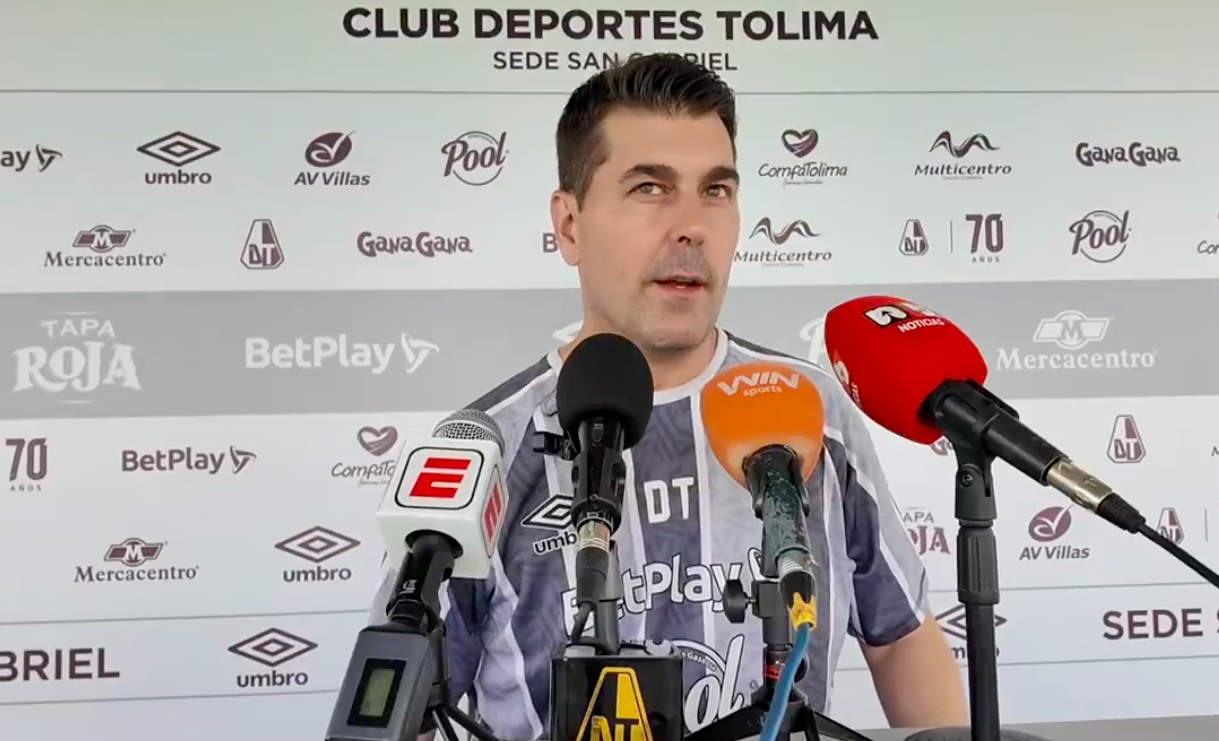 Ismael Rescalvo, sin margen de error: o le gana con DEPORTES TOLIMA al Once Caldas, o quedará en la 'cuerda floja'; así analizó la previa