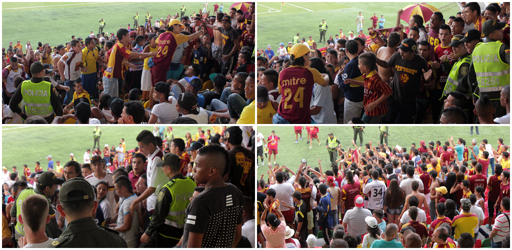 Crece la indignación en la hinchada del DEPORTES TOLIMA: La Revolución dirigió fuertes cánticos contra jugadores