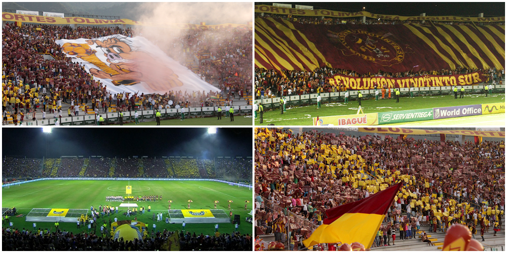 Las salidas de la Revolución Vinotinto Sur, uno de los atractivos para ver a DEPORTES TOLIMA