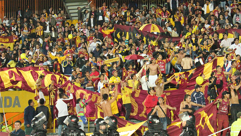 Revolución Vinotinto Sur prepara excursión a Bogotá para acompañar a DEPORTESTOLIMA ante Millos