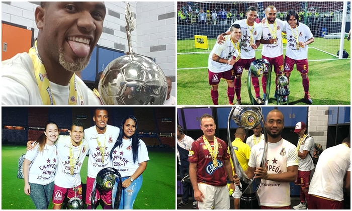¡La galería de los campeones! Así celebraron el título jugadores del DEPORTES TOLIMA