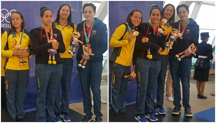 Segunda presea de María Clara Román en los Juegos Sudamericanos Juveniles, en Chile
