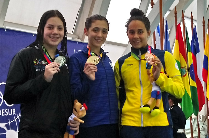 Tolimense María Clara Román logró bronce en los Juegos Sudamericanos Juveniles en Chile