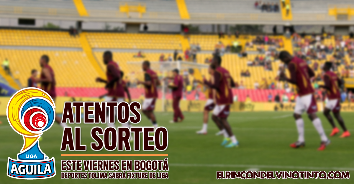 Definida fecha para el sorteo de la Liga Águila 1 2015