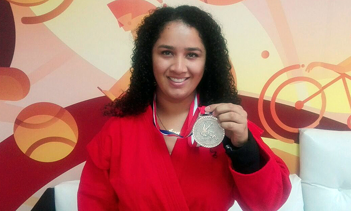 La tolimense Angélica Angulo representará al país en el Panamericano de Sambo