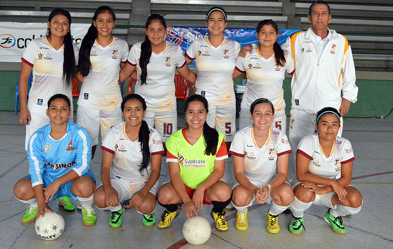 San Simón de Ibagué disputará la final del microfútbol femenino de los Juegos Supérate