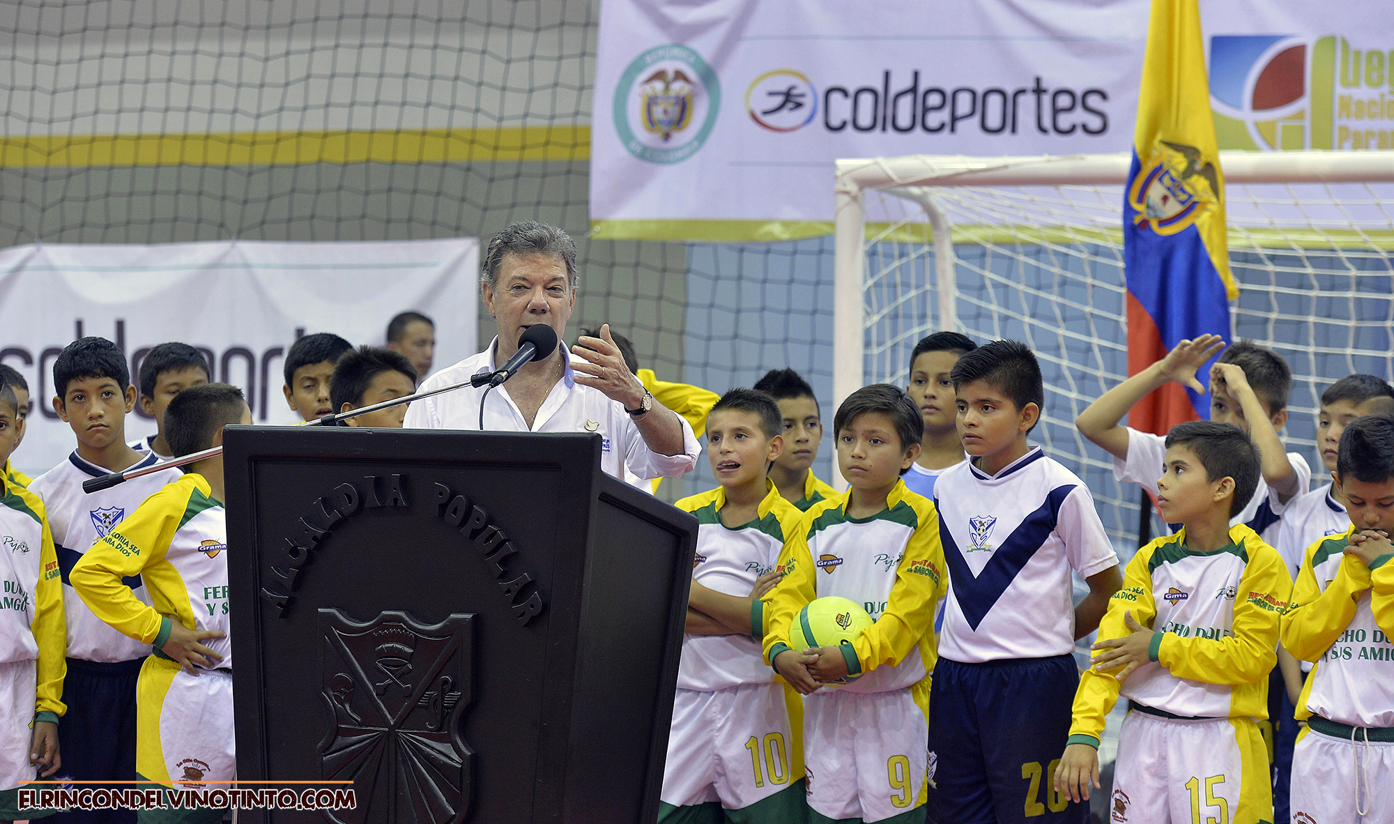 Presidente Santos, el gran ausente de la inauguración de los Juegos Nacionales 2015 en Ibagué