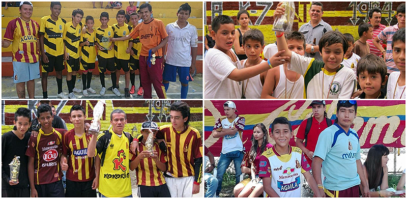 Este sábado, jornada de fútbol infantil para los niños hinchas del DEPORTES TOLIMA