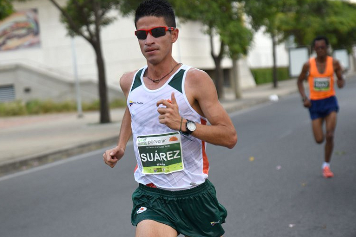 Jeisson Suárez: Podio en la Media Maratón de Bucaramanga, que ganaron los keniatas
