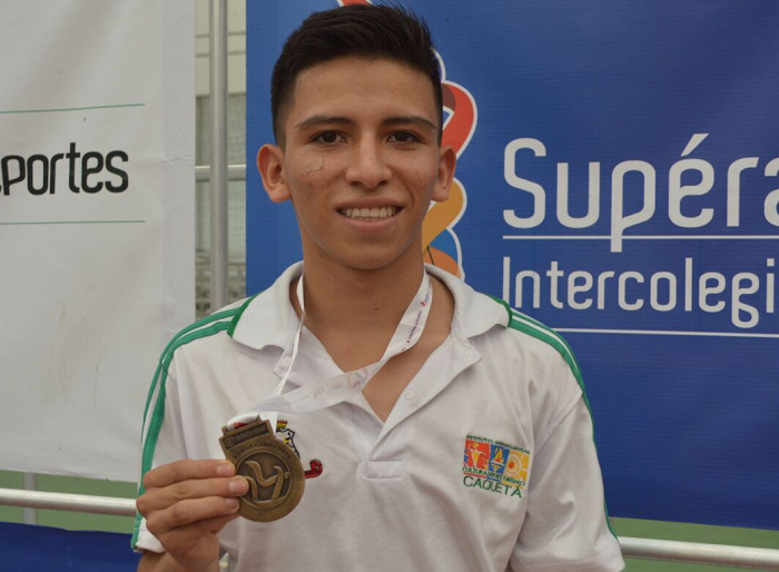 Jaider Varón, el tolimense campeón de los Juegos Supérate 2017 con Caquetá