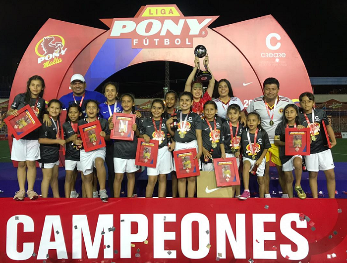 ¡Campeonas en Medallo! Talento Tolimense ganó la Liga Ponyfútbol Femenina Sub-10