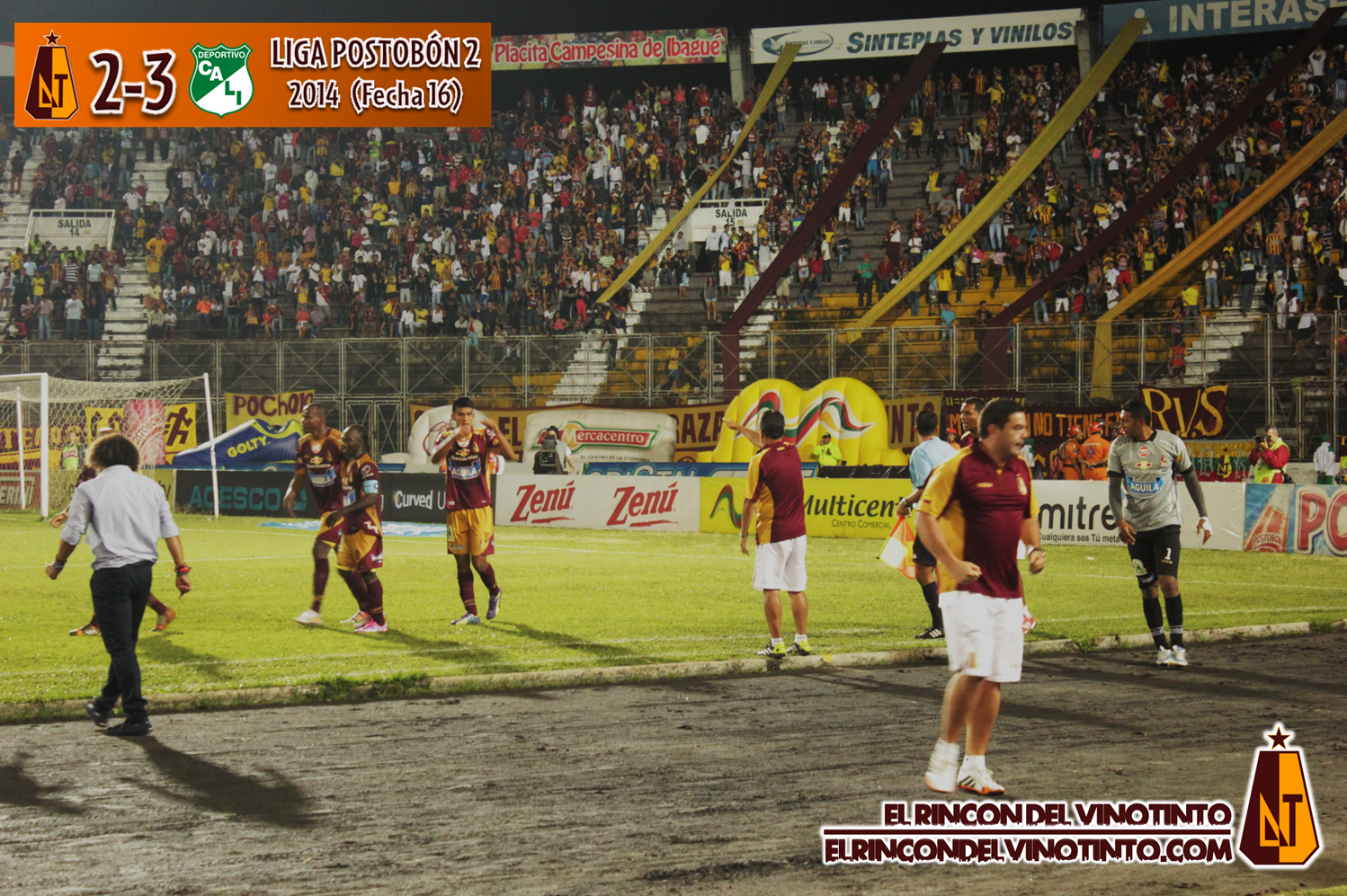 La galería de DEPORTES TOLIMA 2-3 Cali
