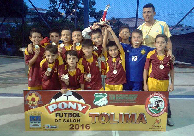 DEPORTES TOLIMA, campeón del zonal de Ponymicrofútbol en Ibagué