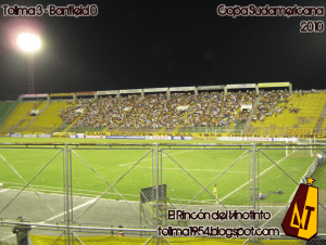 Así lució el Manuel Murillo Toro en la clasificación del Deportes Tolima ante Banfield
