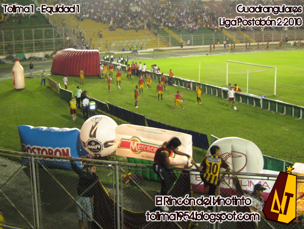 Galería: Así acompañaron los hinchas al ´Vinotinto y Oro´ en el empate ante Equidad