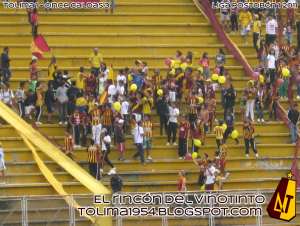 Galería: La afición del Deportes Tolima en el juego liguero frente al Once Caldas