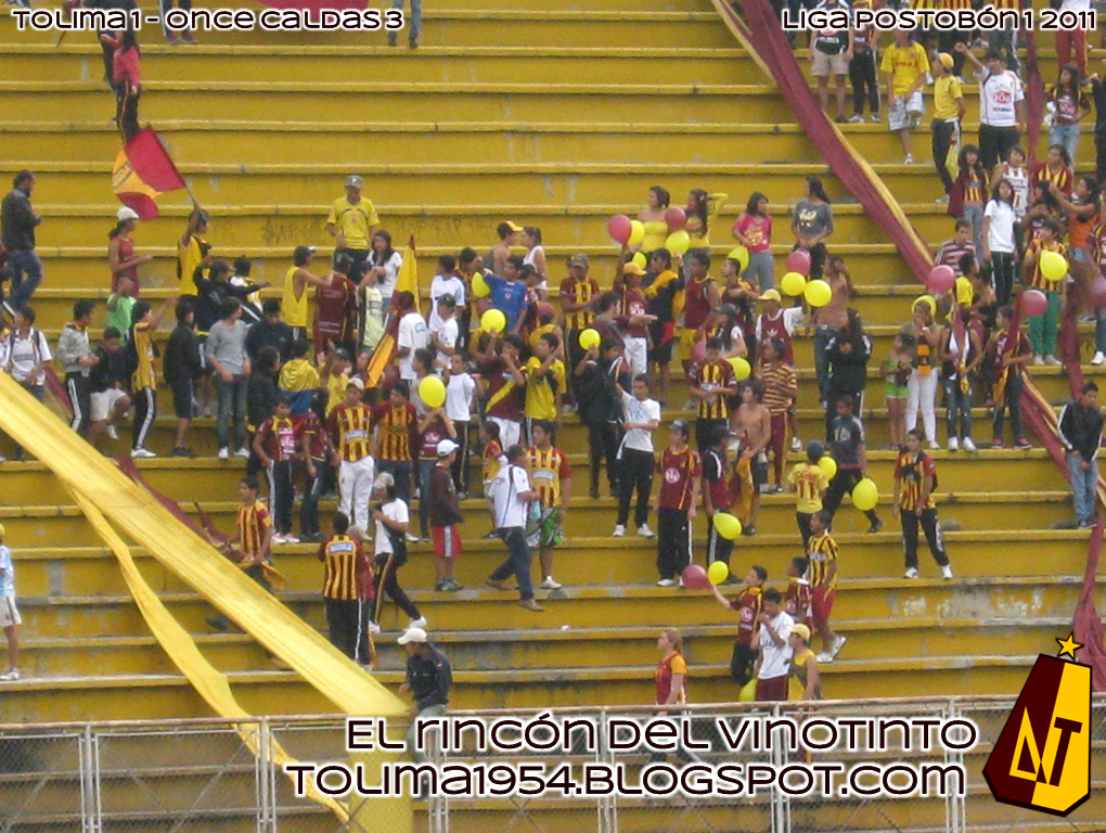 Galería: La afición del Deportes Tolima en el juego liguero frente al Once Caldas