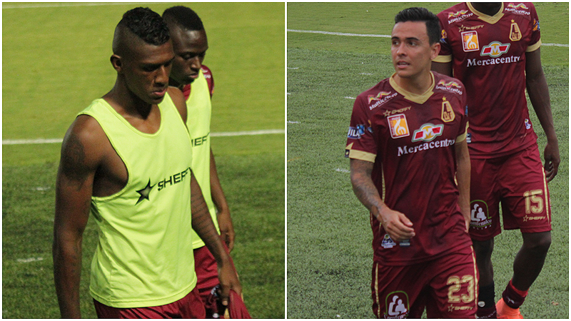Mosquera y Montoya, habilitados en DEPORTES TOLIMA para el decisivo juego ante Bolívar por Sudamericana