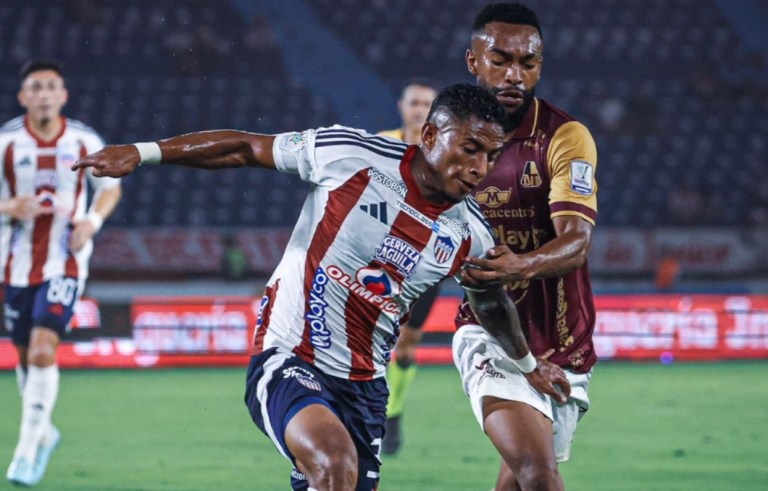 DEPORTES TOLIMA soportó el 'chaparrón' en Barranquilla y se trajo un punto de oro del Metropolitano: vibrante empate en su visita a Junior